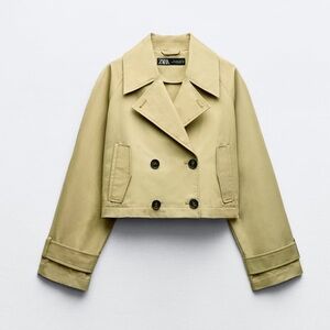 Zara Cropped Trenchcoat